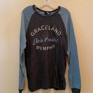 Graceland ELVIS graphic Tee Xl